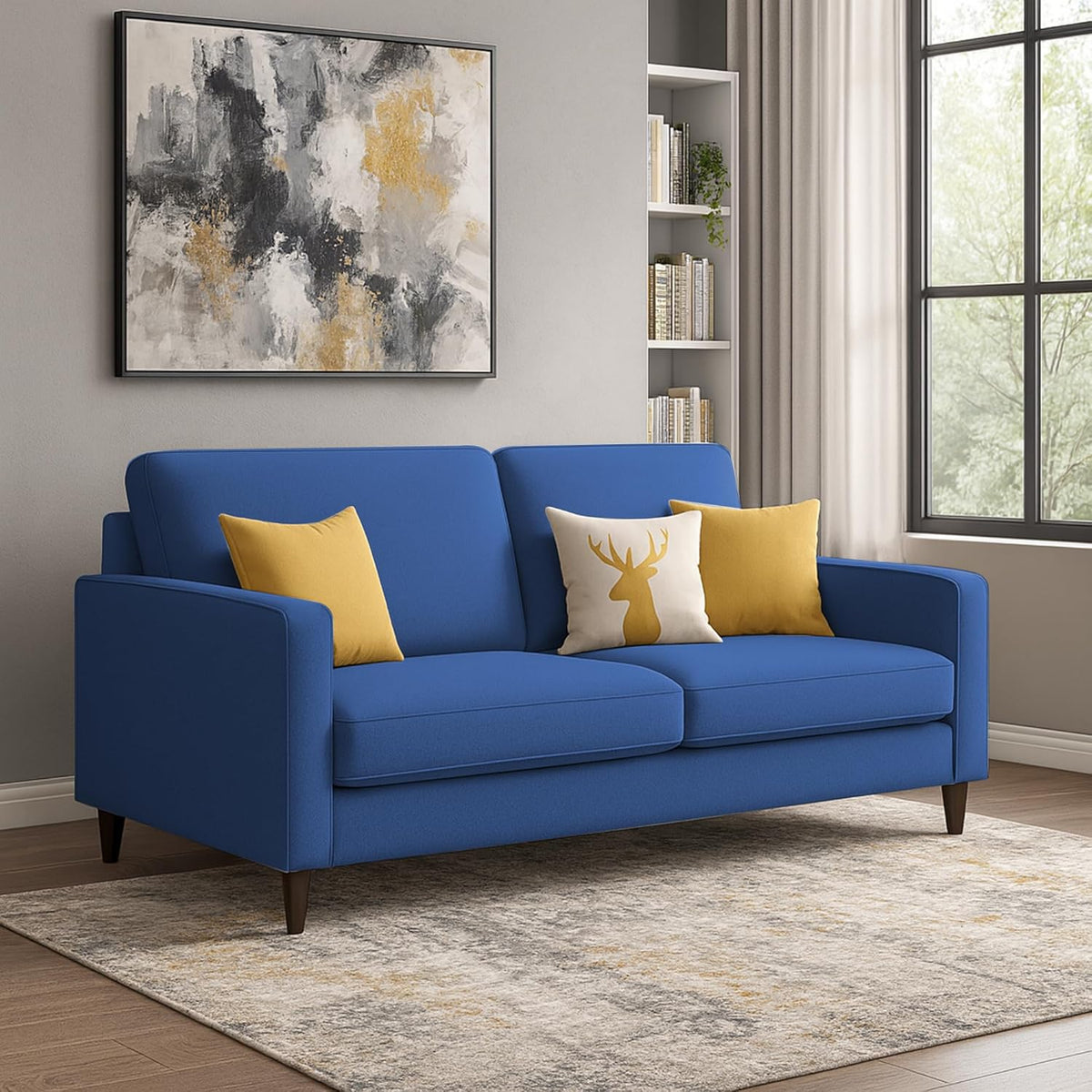 Casaliving Premium Stephanie 2 Seater Sofa Set 2 Seater Modern Sofa Se