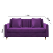 Garcia 3+2 Seater Sofa Set for Living Room (Black - Grey)