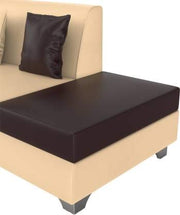 Rio 6 Seater L Shape Sofa for Living Room | Right Side Sofa (Brown-Green)