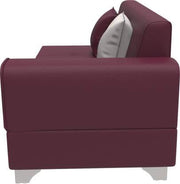 Rio 6 Seater L Shape Sofa for Living Room | Right Side Sofa (Brown-Green)