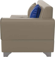 Rio 6 Seater L Shape Sofa for Living Room | Right Side Sofa (Brown-Green)