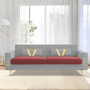 Ivary 3 Seater Sofa Set for Living Room (Black Colour) Premium Fabric Sofa