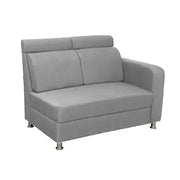 Emma RHS 6 Seater L Shape Sofa Set for Living Room (Grey Fabric)