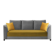 Francy 3 Seater Sofa Set for Living Room | (Turquise Fabric)