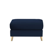 Lizel LHS 6 Seater L Shape Sofa Set with Center Table for Living Room (Blue Fabric) Premium Velvet Fabric Sofa