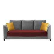 Francy 3 Seater Sofa Set for Living Room | (Turquise Fabric)