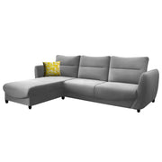 Stella LHS 4 Seater L Shape Sofa Set for Living Room (Grey) Premium Velvet Fabric Sofa