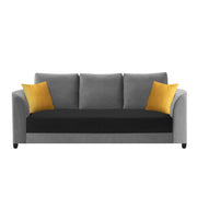 Francy 3 Seater Sofa Set for Living Room | (Turquise Fabric)