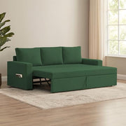 Karter 3 Seater Sofa Cum Bed for Living Room (Black Fabric) Premium Fabric Sofa