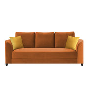 Francy 3 Seater Sofa Set for Living Room | (Turquise Fabric)