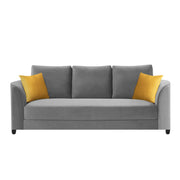 Francy 3 Seater Sofa Set for Living Room | (Turquise Fabric)