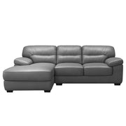 Raster RHS 4 Seater L Shape Sofa Set for Living Room (Grey) Premium Leathertte Fabric Sofa