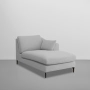 Cortina RHS 4 Seater L Shape Sofa Set for Living Room (Grey Fabric) Premium Fabric Sofa