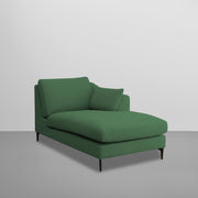 Cortina RHS 4 Seater L Shape Sofa Set for Living Room (Green Fabric) Premium Fabric Sofa