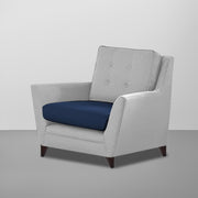 Slove 3 +1 + 1 Seater Sofa Set for Living Room | Color - Cream Black | Premium Fabric Sofa