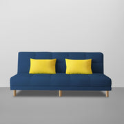 Casaliving Broden 3 Seater Sofa Cum Bed for Living Room (Blue Colour Fabric) Premium Fabric Sofa Cum Bed for Living Room