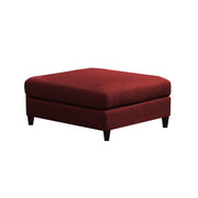 Adonway 6 Seater L Shape Sofa Set with Center Table for Living Room (Maroon) Premium Fabric Sofa
