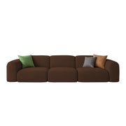 Amaco Modern Velvet Sofa, Tufted Design Upholstered 3 Seater Sofa Set for Living Room, (Black Colour) Premium Velvet Fabric Sofa