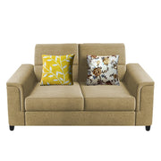 Nancy 2 Seater Sofa Set for Living Room | Color - Brown Grey
