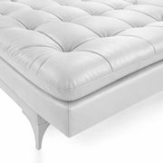 Danny 3 Seater Sofa Cum Bed Leatherette Fabric (Black) with Two Cushions Perfect for |Home Living |Office Room and Guest Room Premium Sofa