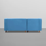 Lifestyle 4 Seater LHS L Shape Sofa Set for Living Room - (Turquise Fabric) Premium Fabric Sofa Set