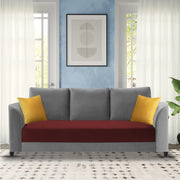 Francy 3 Seater Sofa Set for Living Room | (Turquise Fabric)