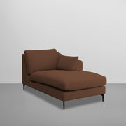 Cortina RHS 4 Seater L Shape Sofa Set for Living Room (Brown Fabric) Premium Fabric Sofa