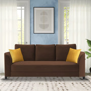 Francy 3 Seater Sofa Set for Living Room | (Turquise Fabric)