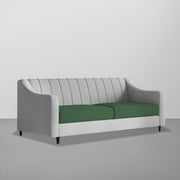 Mobius 3 Seater Sofa Set for Living Room (Green Grey Colour Sofa) Premium Fabric Sofa for Living Room