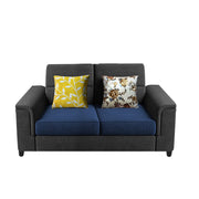 Nancy 2 Seater Sofa Set for Living Room | Color - Brown Grey