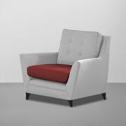 Slove 3 +1 + 1 Seater Sofa Set for Living Room | Color - Cream Black | Premium Fabric Sofa