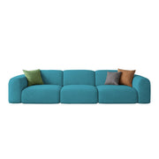 Amaco Modern Velvet Sofa, Tufted Design Upholstered 3 Seater Sofa Set for Living Room, (Black Colour) Premium Velvet Fabric Sofa