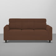 Marco 3 Seater Sofa Set for Living Room (Brown Colour) Premium Fabric Sofa