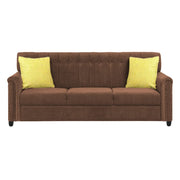Rogelio 1 Seater Sofa Set for Living Room (Black Fabric)