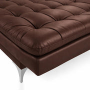 Danny 3 Seater Sofa Cum Bed Leatherette Fabric (Black) with Two Cushions Perfect for |Home Living |Office Room and Guest Room Premium Sofa