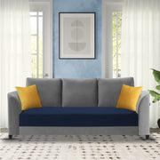 Francy 3 Seater Sofa Set for Living Room | (Turquise Fabric)