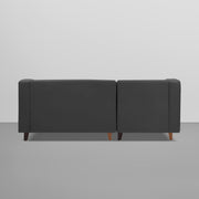 Lifestyle 4 Seater LHS L Shape Sofa Set for Living Room - (Black Fabric) Premium Fabric Sofa Set