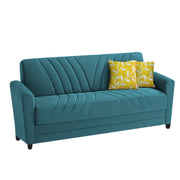 Francis 3 Seater Sofa Set for Living Room (Turquise) Fabric