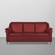 Scott 3 Seater Sofa Set for Living Room (Maroon Fabric) Premium Fabric Sofa