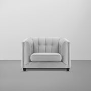 Sinclair 1 Seater Sofa Set for Living Room (Blue Colour) Premium Fabric Sofa