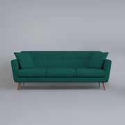 Letty 3 Seater Sofa Set for Living Room (Pine Colour) Premium Fabric Sofa
