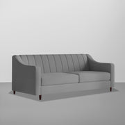 Mobius 3 Seater Sofa Set for Living Room (Dark Grey Colour Sofa) Premium Fabric Sofa for Living Room