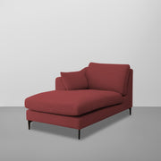 Cortina LHS 4 Seater L Shape Sofa Set for Living Room (Maroon Fabric) Premium Fabric Sofa