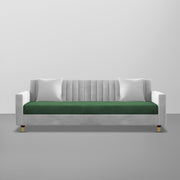 Garcia 3 Seater Sofa Set for Living Room (Blue Black Colour) Premium Fabric Sofa