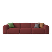 Amaco Modern Velvet Sofa, Tufted Design Upholstered 3 Seater Sofa Set for Living Room, (Black Colour) Premium Velvet Fabric Sofa