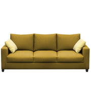 Rihan 3 Seater Sofa Set Living Room (Yellow Fabric)