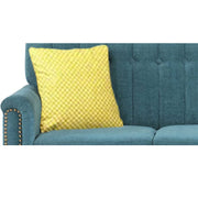 Rogelio 1 Seater Sofa Set for Living Room (Black Fabric)