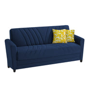 Francis 3 Seater Sofa Set for Living Room (Blue) Fabric
