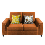 Nancy 2 Seater Sofa Set for Living Room | Color - Brown Grey