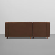 Lifestyle 4 Seater LHS L Shape Sofa Set for Living Room - (Brown Fabric) Premium Fabric Sofa Set